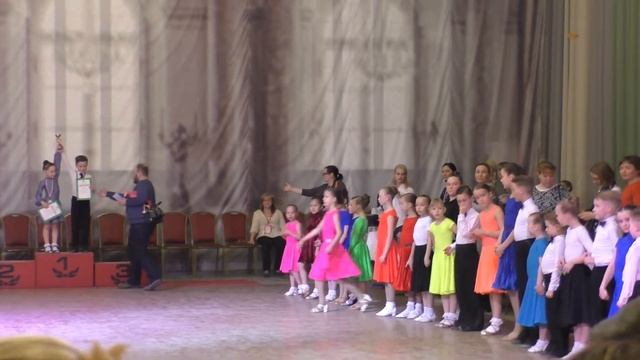 Бальные танцы малыши - Награждение бальные танцы Дети-0 4 танца - Спартак-2018