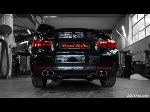 BMW 4 series exhaust system\ Выхлопная система BMW 4