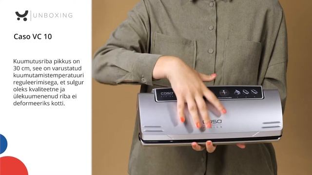 Vaakumpakendaja Caso VC 10 - Unboxing