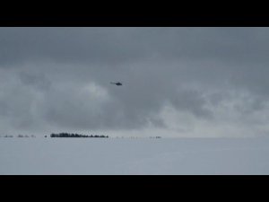 вертолет прилетел