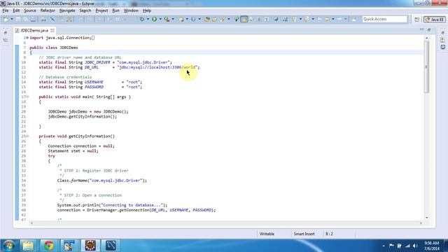 How to connect to the MySQL DB and get information using Java program? | JDBC Demo