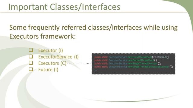 7 Important Interfaces And Classes In The Executors Framework 1 смотреть онлайн