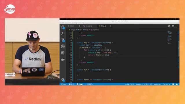 [Sunny Tech 2019] Recréons un mini LINQ en JS, grâce aux générateurs смотреть онлайн