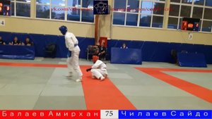 Кубок Москвы по Рукопашному Бою 2018 г. Балаев Амирхан-Чилаев Сайдо 75 кг.