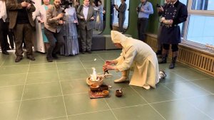 Якутский обряд благословления - Алгыс - в Хатасской Агрошколе