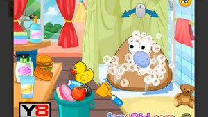 Игра Дневной уход за Поу