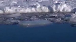 Место падения метеорита в Челябинске