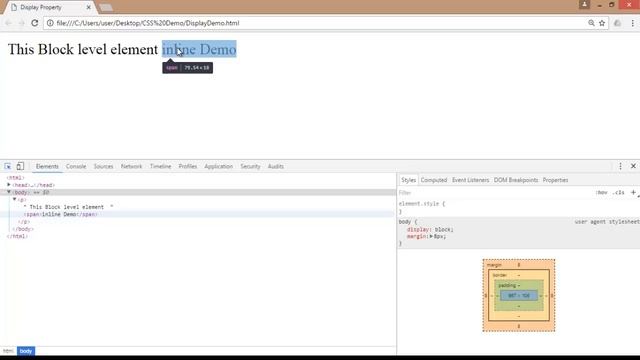 CSS Lesson 11 - CSS Display Properties