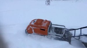 Мотобуксировщик Барс Следопыт М F15DS в пухляке