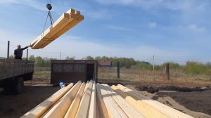 брус 150/150 приехал