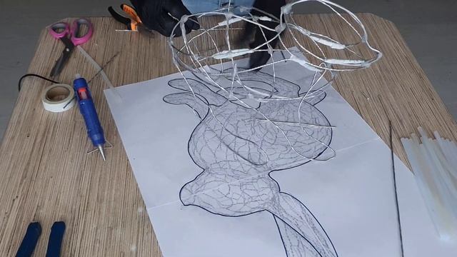 Новогодний Светящийся Символ 2023 года из проволоки. Черный Водяной Кролик! the symbol of 2023 DIY смотреть онлайн