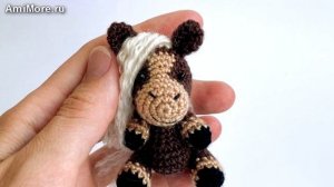Амигуруми: схема Лошадка. Игрушки вязаные крючком - Free crochet patterns.