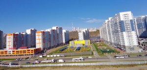 Полеты над 7-ми Новостроек Красноярска, Свердловский и Железнодорожный район
