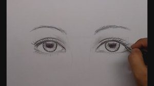 Как нарисовать глаза \\ Глаза карандашом // Глаза человека