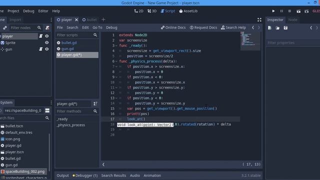 How to get the mouse position in godot