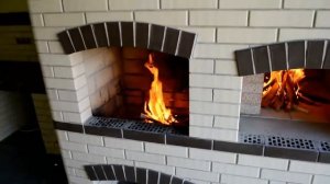 Кирпичный мангал с русской печкой своими руками