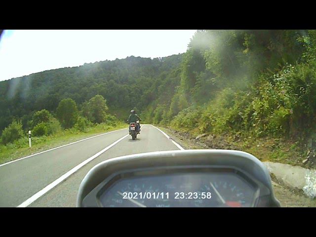 Honda AX 1 подъезжаем к обсерватории в Нижнем Архызе смотреть онлайн