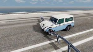 GUARD RAIL vs VOLVO 960! 150 Km/H CRASH TEST! - BeamNg Drive