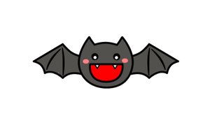 Как нарисовать летучую мышь | Простые рисунки | Coloring Kids