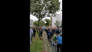 Berlin: German Protest Groups Unite, Despite Police Efforts to Keep Them Separated - Part 2