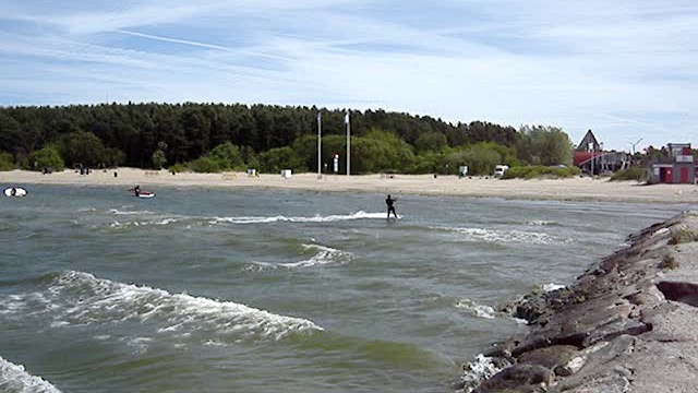 Кайтсерфинг. Пирита пляж 5