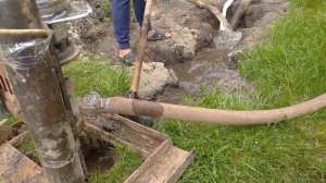 СКВАЖИНА НА ПЕСОК С СИЛЬНЫМ ПОГЛОЩЕНИЕМ ВОДЫ