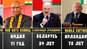 В Каком Возрасте Президенты Пришли к Власти - Лидеры Государств