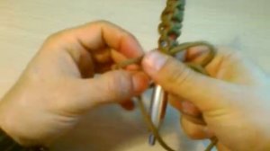 Оплетание ручки паракордом - Opletanie handle parakordom