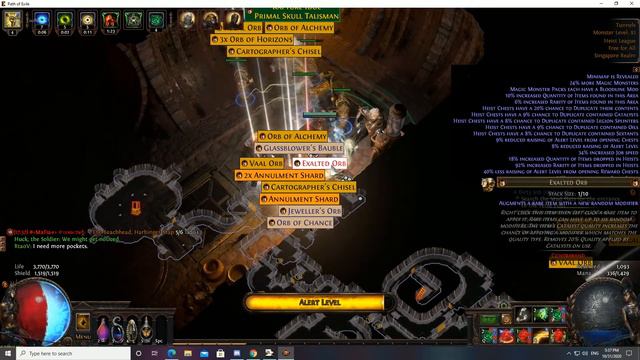 Path of Exile 3.12: HEIST  chance in Heists for Regal Orbs to drop as Exalted Orbs instead 2% смотреть онлайн