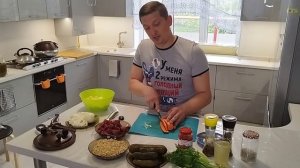 Рассольник в афганском казане