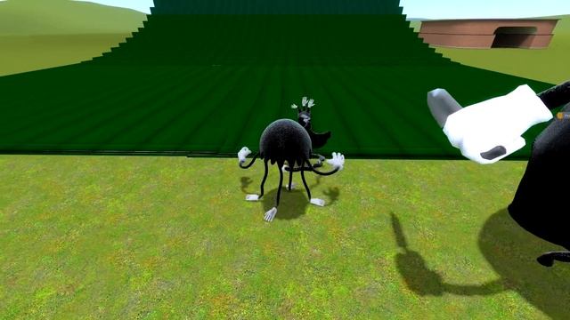 КАК ДАЛЕКО МУЛЬТЯШНЫЕ МОНСТРЫ САДА БАНБАН СМОГУТ ЗАБРАТЬСЯ ПО СТУПЕНЬКАМ ЛЕСТНИЦЫ В ГАРРИС МОД! смотреть онлайн