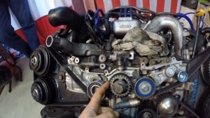 Установка ГРМ на моторах Субару (EJ206-208, EJ205-207) Subaru Legacy Blitzen 2002
