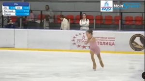 Аделя Идрисова, 3 юношеский, 1.10.2023. Тренер Зубова Алёна, клуб фигурного катания Мегаполис.