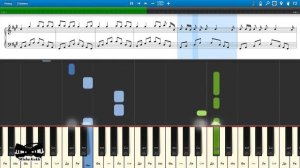 Мальбэк — Равнодушие ft. Сюзанна (на пианино Synthesia cover) Ноты и MIDI