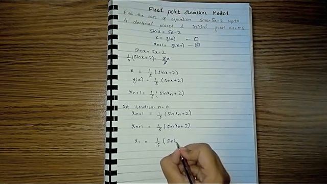 Fixed Point Iteration Method Solved example - Numerical Analysis смотреть онлайн