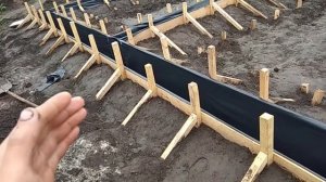 Опалубка для фундамента своими руками