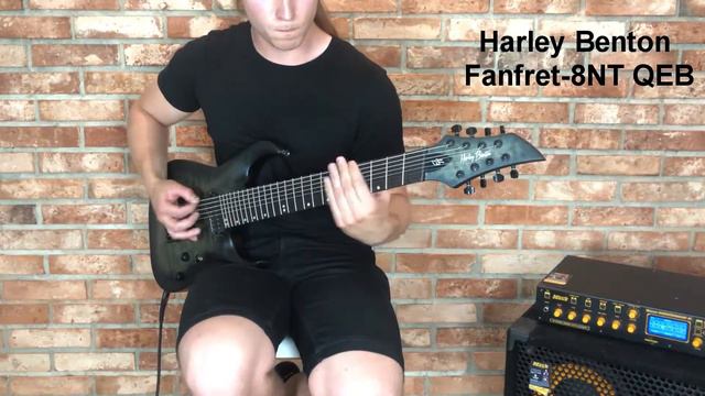 Gitara elektryczna 8 strunowa HARLEY BENTON Fanfret-8NT QEB
