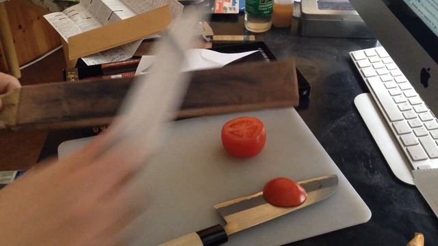 Почта России-оцениваем работу и unboxing TOJIRO Shirogami Santoku Knife + микроскоп usb смотреть онлайн