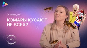 А правда, что комары кусают не всех? Выпуск №5