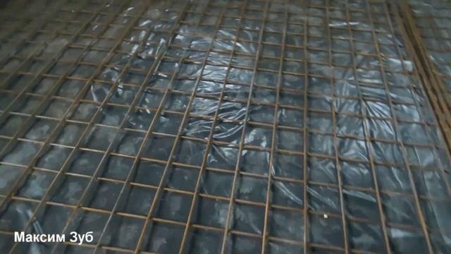 Как правильно армировать бетонный пол стальной арматурой.