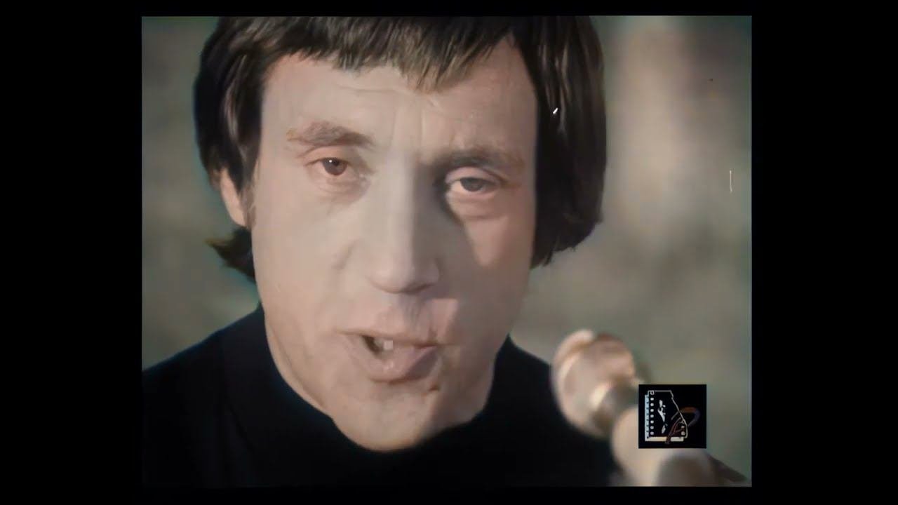 AI Реставрация - Владимир Высоцкий - Поэт с Таганки (Будапешт, 1974 год) Колоризация 1080p