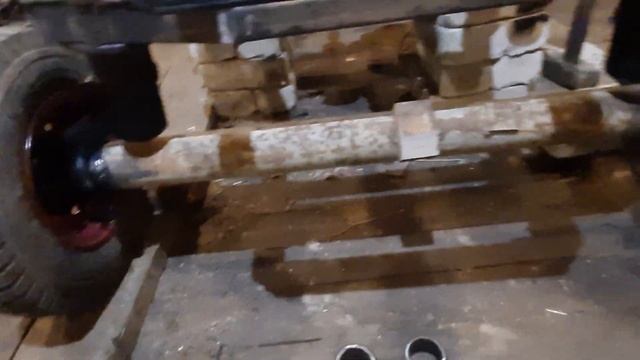 Передняя балка на минитрактор. Второй этап. смотреть онлайн