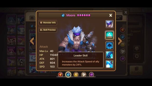 Summoners War-Гайд на МУРа Страйкера воды 2022(Самонерс вар-Мур гайд) смотреть онлайн