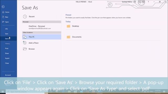 Convert docx file to pdf for free in 2020 [100% working] смотреть онлайн