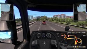 Везу секретный груз в Euro Truck Simulator 2 ! Обогнал конвой