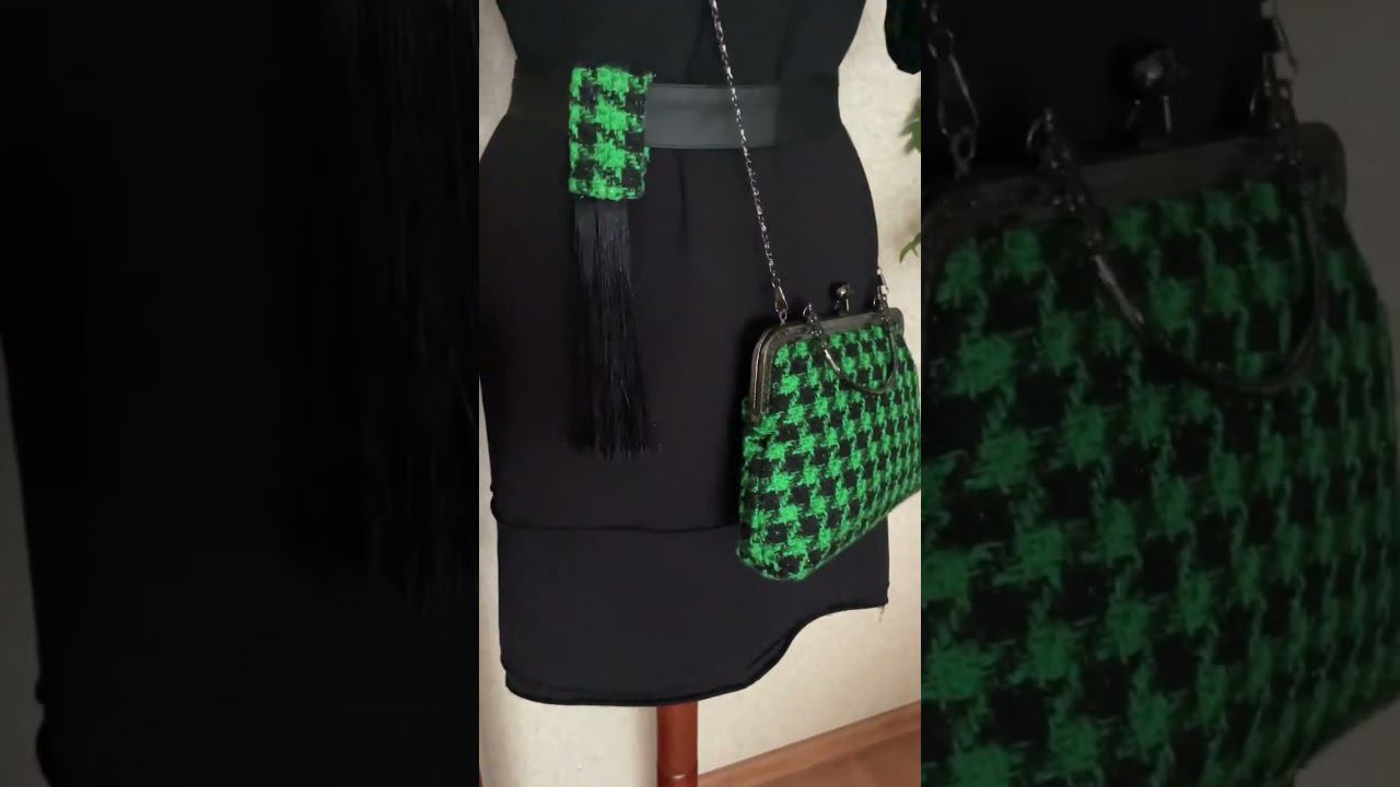 В стиле «Шанель». #сумочкасфермуаром #сумкаручнойработы смотреть онлайн