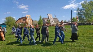 Перенесение иконы святителя Николая....Лашма