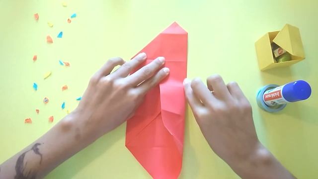 ? ОРИГАМИ КОРОБОЧКА с КРЫШКОЙ из 1 листа бумаги! ? ORIGAMI BOX with COVER from 1 sheet of paper! ?
