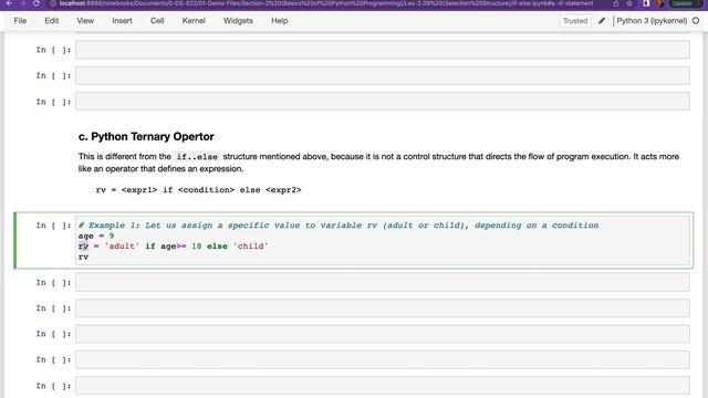 Lec-2.9 Python Selection Structure (Arif Butt @ Data Science) смотреть онлайн