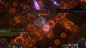 [POE 3.20] Shockwave Totem Hierophant Boss fight (Uber Searing Exarch)